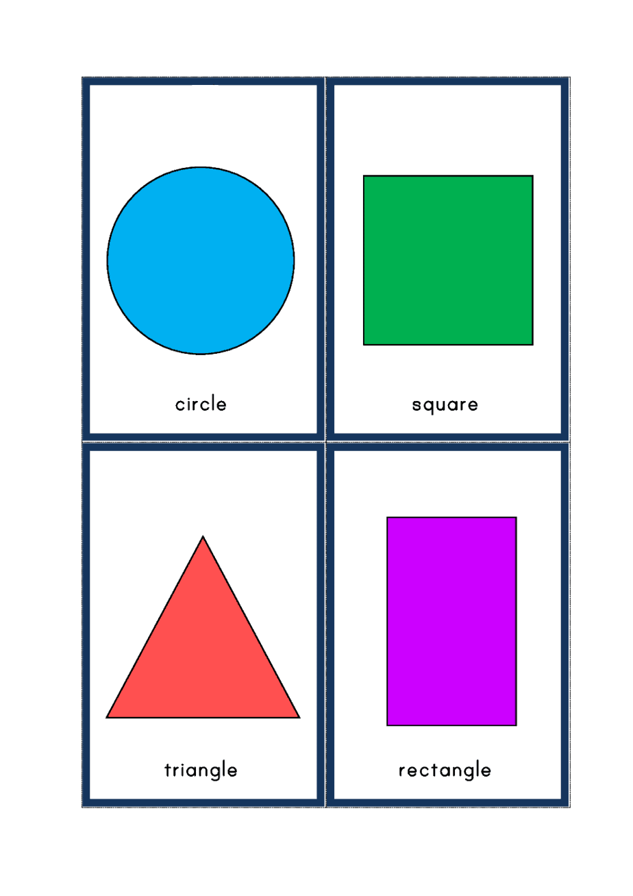 اشكال ورك شيت - Shapes Worksheet