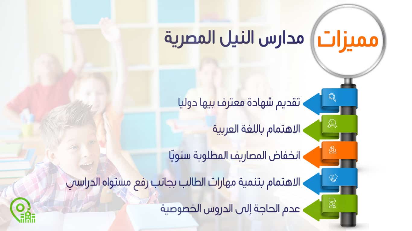 مميزات مدارس النيل المصرية