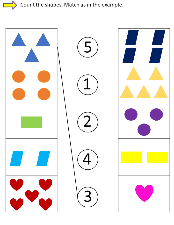 توصيل ورك شيت - Matching Worksheet
