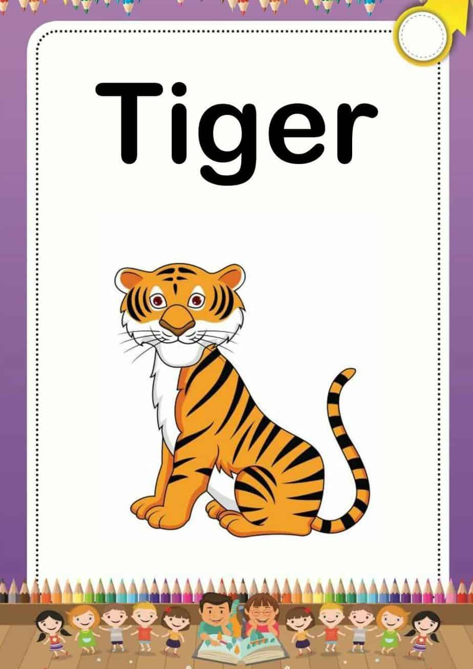 اسماء حيوانات ورك شيت - Animals Worksheet