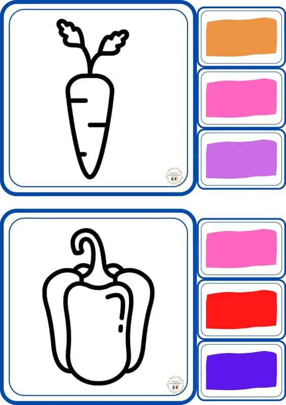 حدد اللون ورك شيت - Identify Colors Worksheet