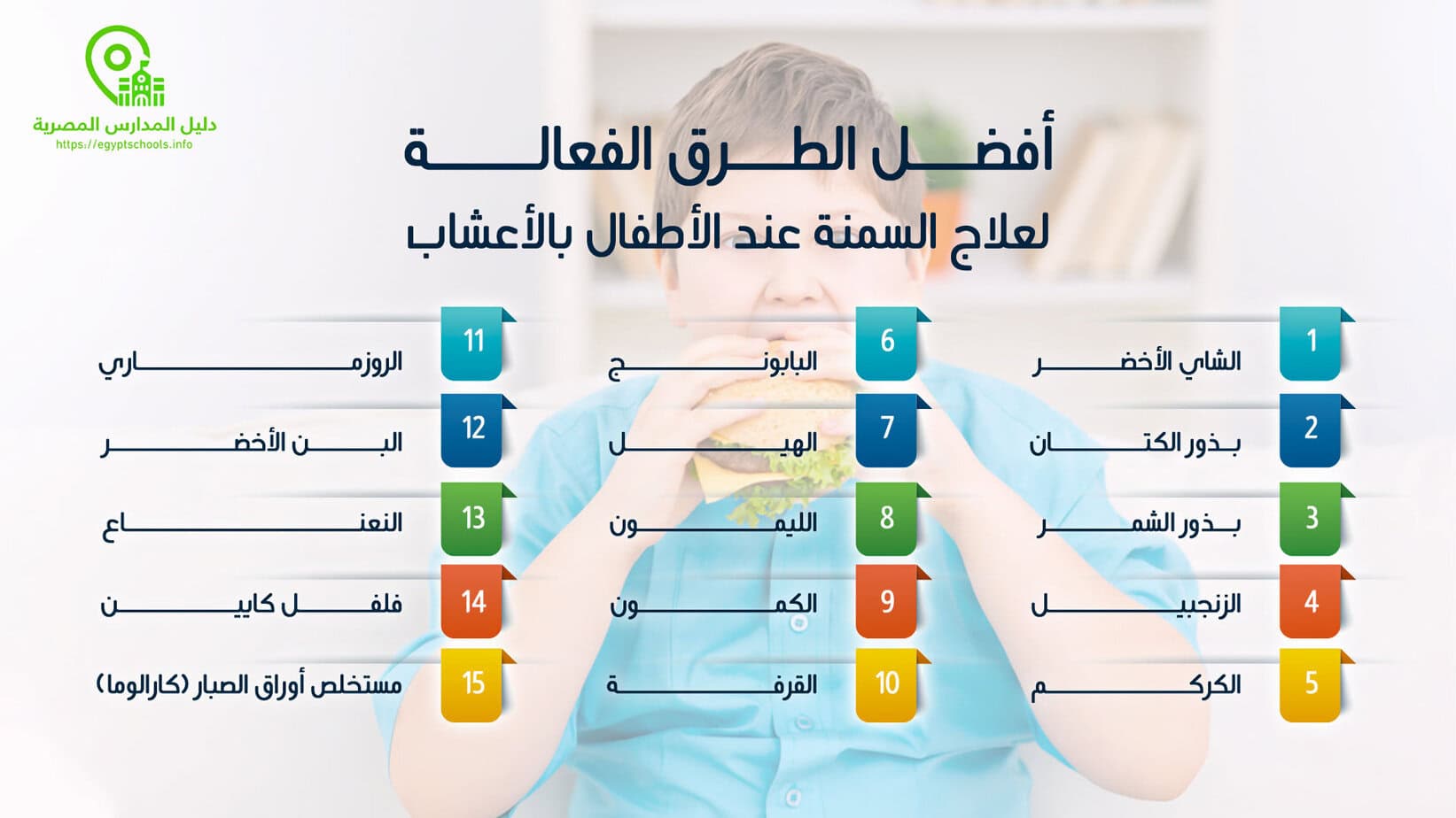 أفضل الطرق الفعالة لعلاج السمنة عند الأطفال بالأعشاب 